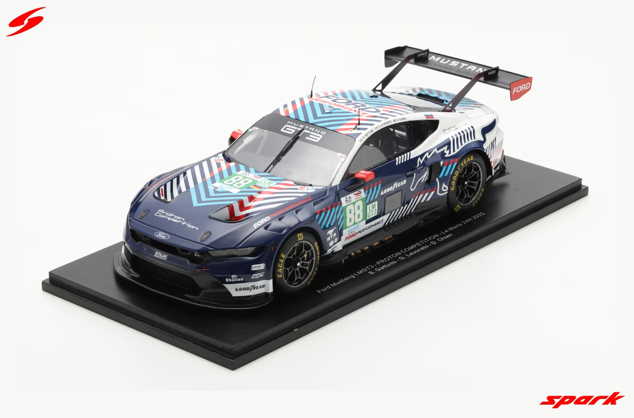 18S1053 1/18 Ford Mustang LMGT3 No.88 PROTON COMPETITION Le Mans 24H 2025 S. Gattuso - G. Levorato